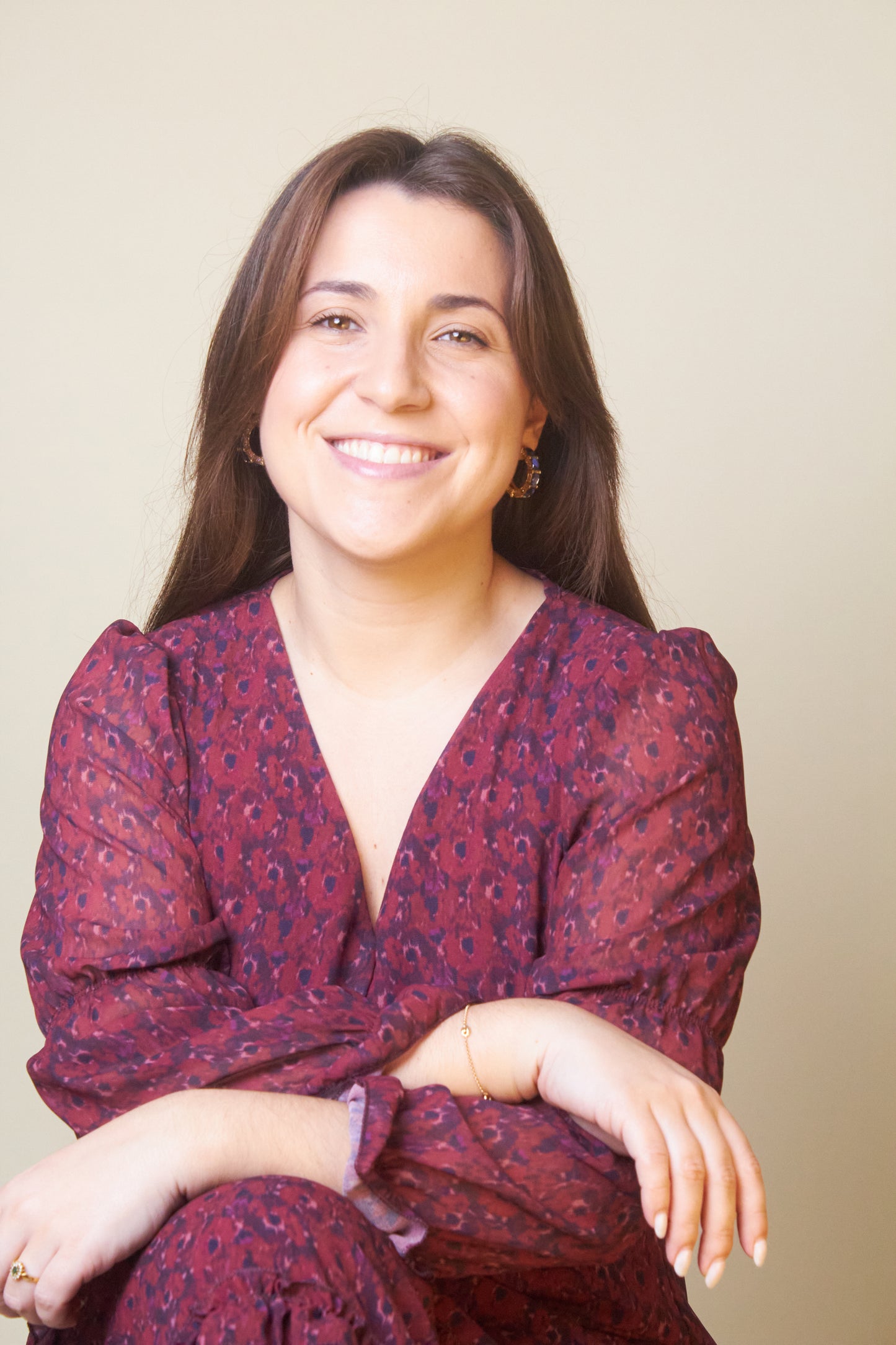 Brincos Argolas Lilac