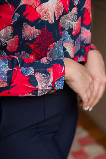 Camisa "Pink Flower"