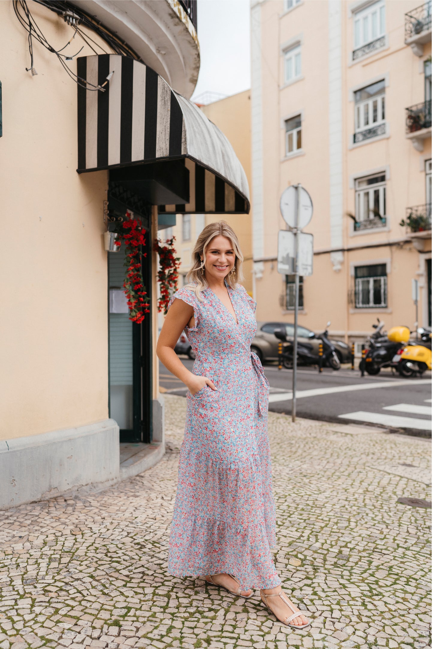 Vestido "Blue Sky"