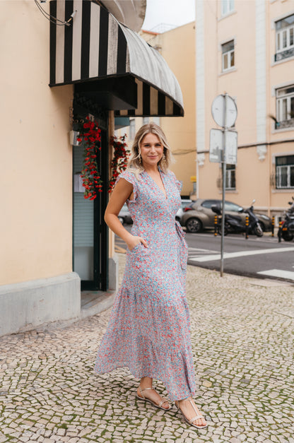 Vestido "Blue Sky"